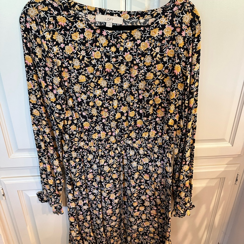 LOFT Long Sleeve Sundress